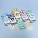 ست براش 8 تیکه عروسکی | 8-Piece Cartoon Makeup Brush Set 98809